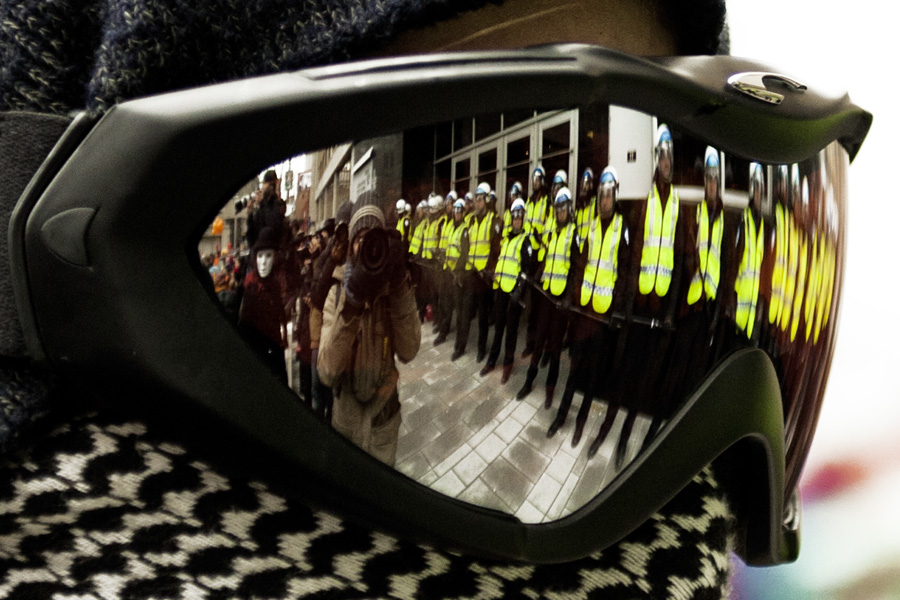 Self-portrait | Demonstration -the Great Masquerade- | March 29th, 2012