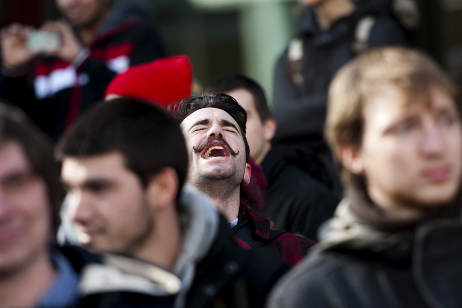 Distinctly | Demonstration in front of the offices of the CREPUQ in Montreal | March 27th, 2012