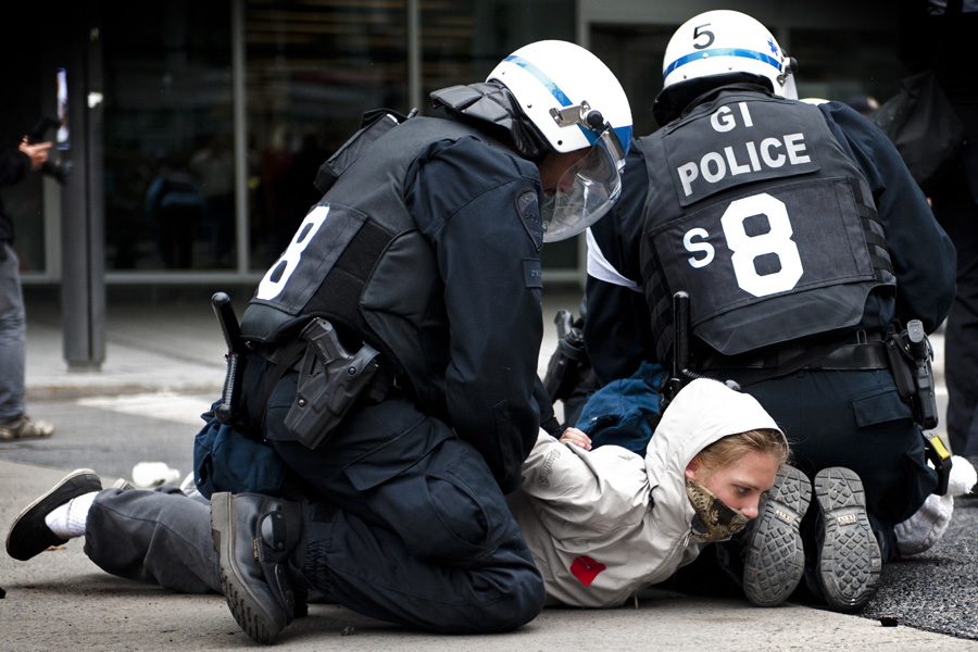 Keeping the Peace | Demonstration against the “Plan Nord” | April 20th, 2012 