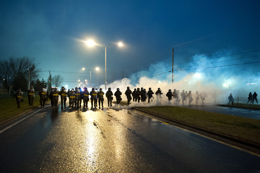 Fear | Demonstration in Victoriaville | May 4th, 2012.