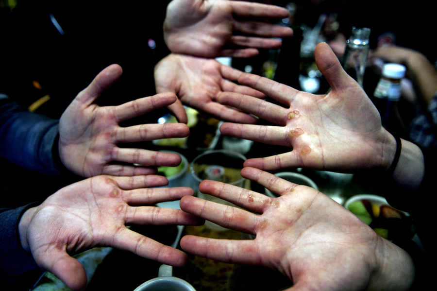 Le travail manuel est dur