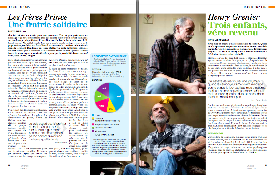 Dossier pauvreté | Itinéraire