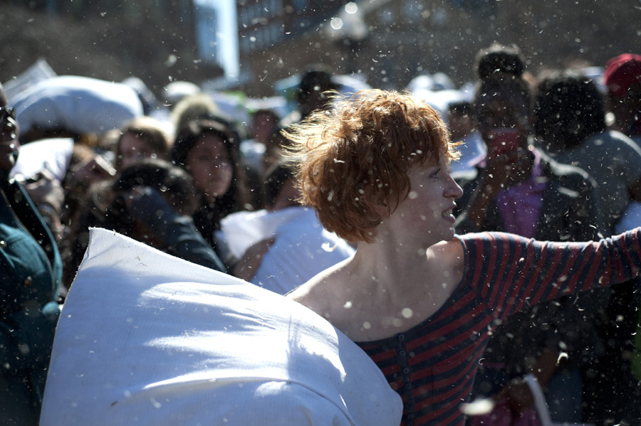 Bataille d'oreiller à New York